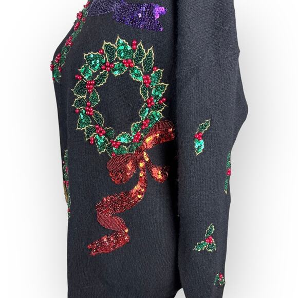 Vintage Marisa Christina Christmas Sweater Large - Picture 5 of 9